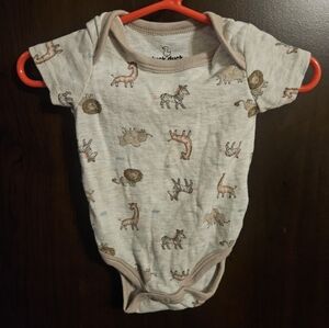 Kids Animal Print One Piece - Cream